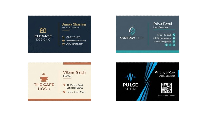 Luxury Business Card Design and Smart vCard Services